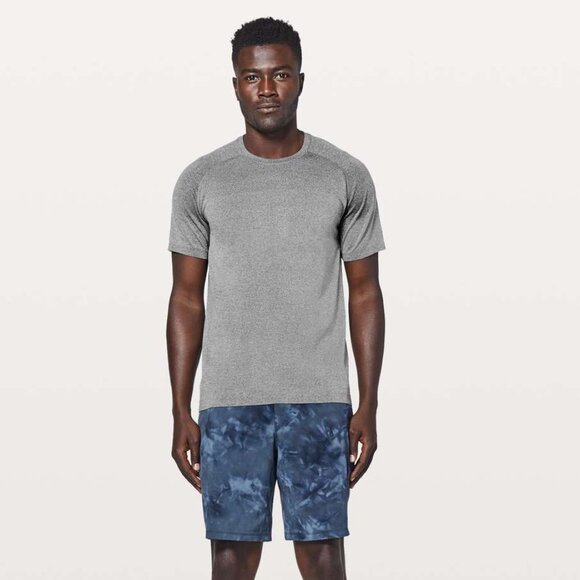 Lululemon Metal Vent Tech Short Sleeve - Black / White - Picture 1 of 14